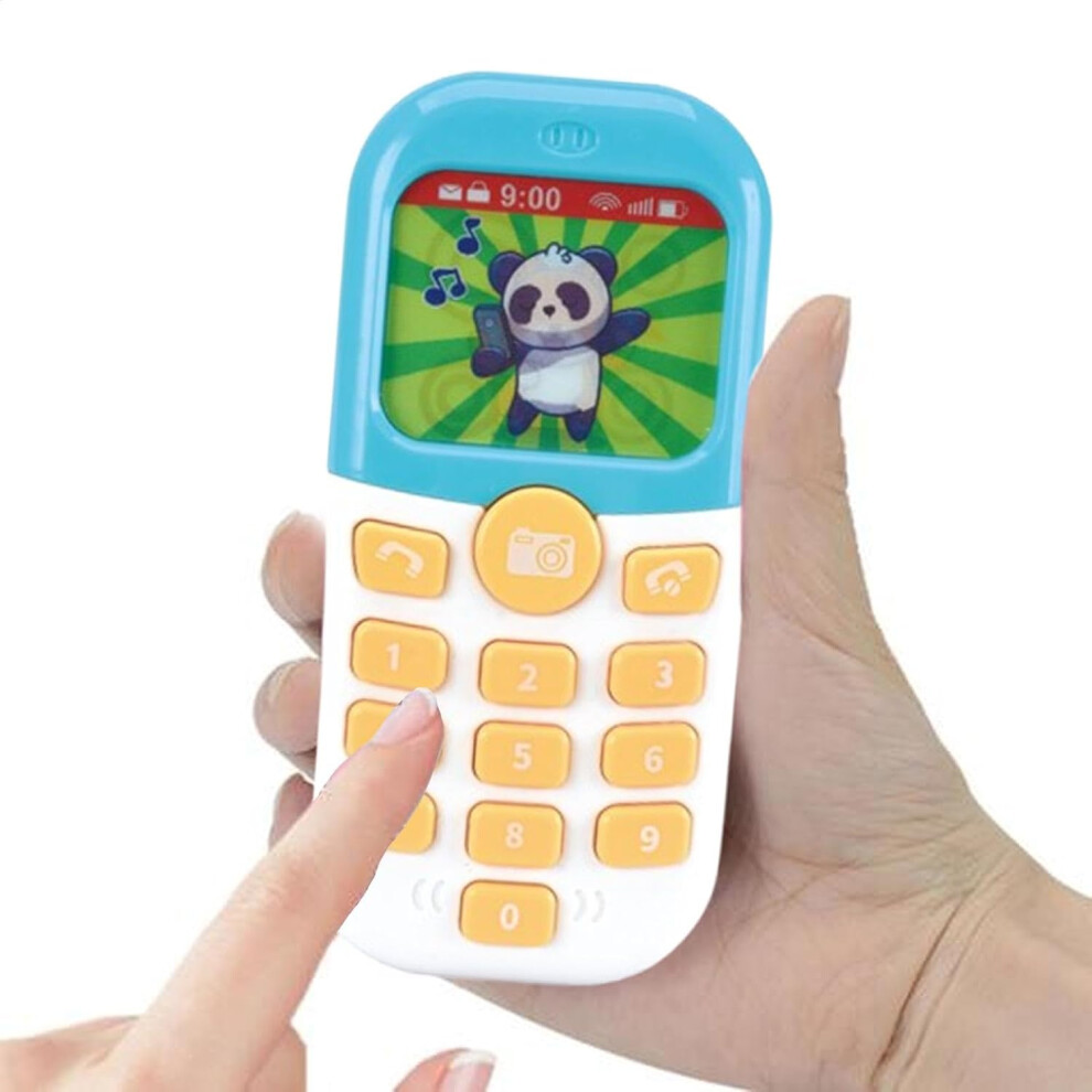 Play Phone for Kids | Learning Toy Music Pretend Phone Toys,Simulated Play Kids Toy Interactive Preschool Cartoon Educational Toy for Girls & Boys
