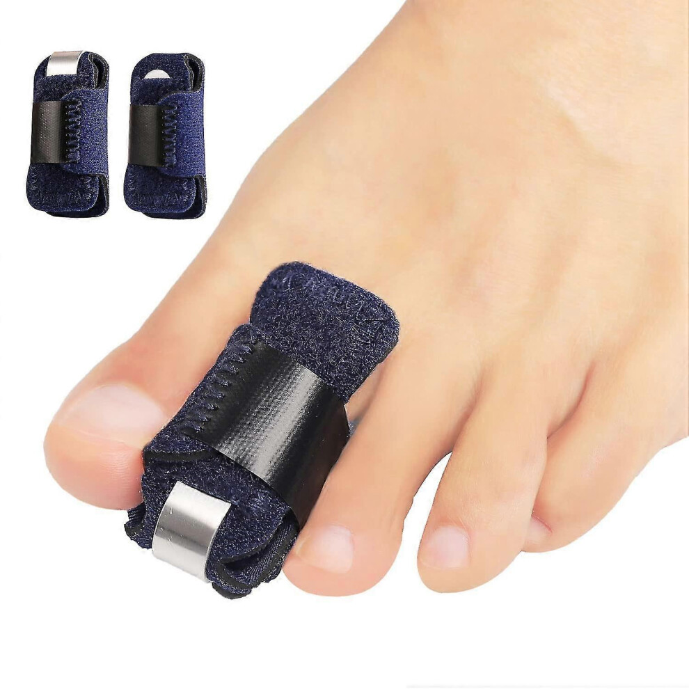 Toe splint, corrective orthosis for hammer, twisted, curved and claw toes, support and alignment of broken toes