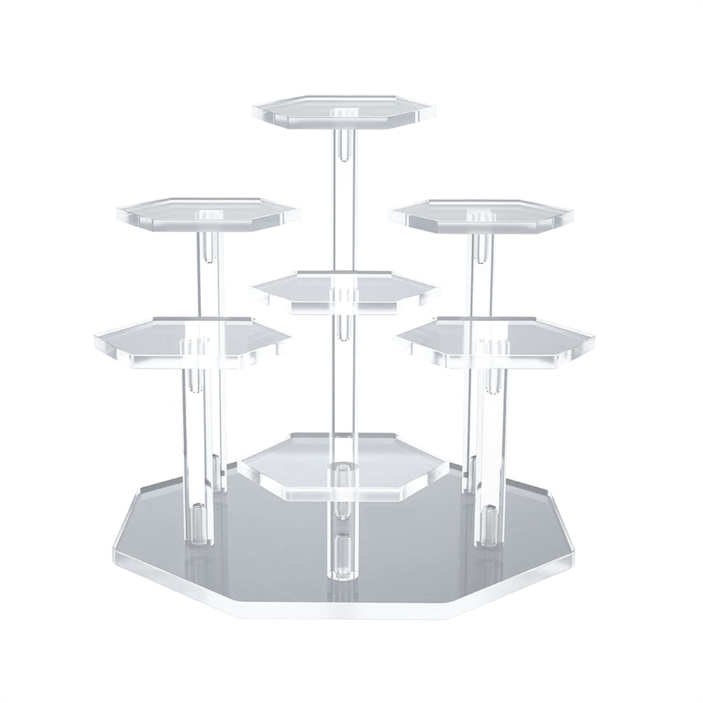Acrylic Display Stand for Figures, Collectibles, Dolls,Action Figures Collection Organizer Holder, Collectibles Stand,B