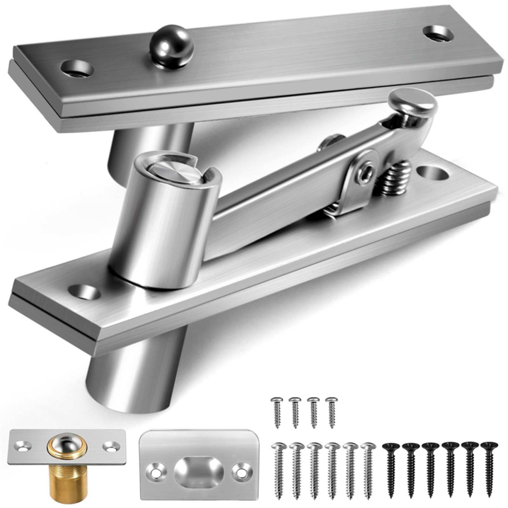 Door Pivot Hinges Heavy Duty For Max 200 Lb Wood Doors ,Pivot Hidden Bookcase,Secret 4852133174242