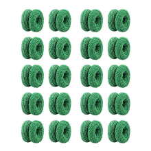 20 stuks buisvormige vingerverbanden, vingerverbanden, zacht, veerkrachtig, ademend, passend, vast en gewikkeld sportverband, groen