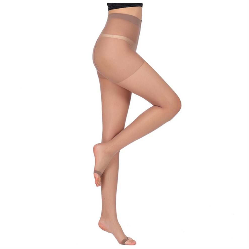 Jojomino Women Stockings Fashion Hot Open Toe Sheer Ultra-Thin Tights Pantyhose Stocking Anti-Shedding Bottoming Pantyhose-B