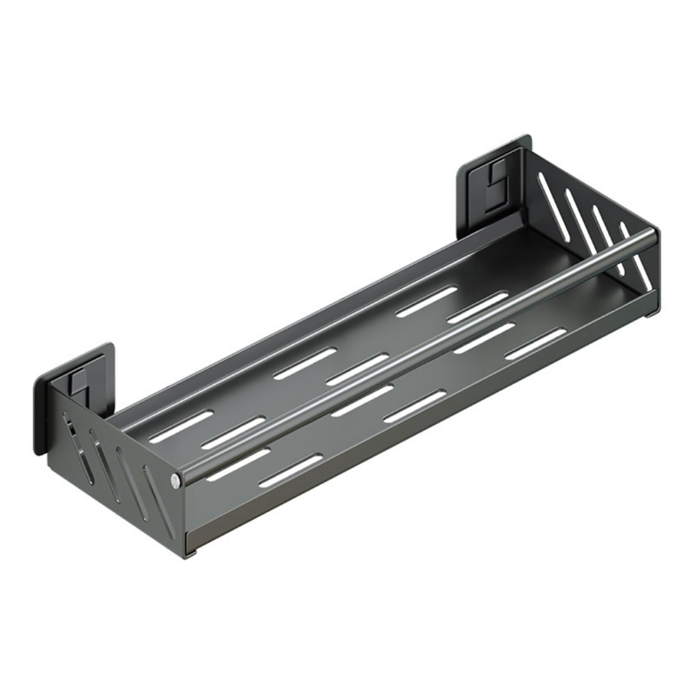 Support de rangement mural en acier inoxydable pour petits ustensiles de cuisine et salle de bain, support de rangement pour assaisonnements, B
