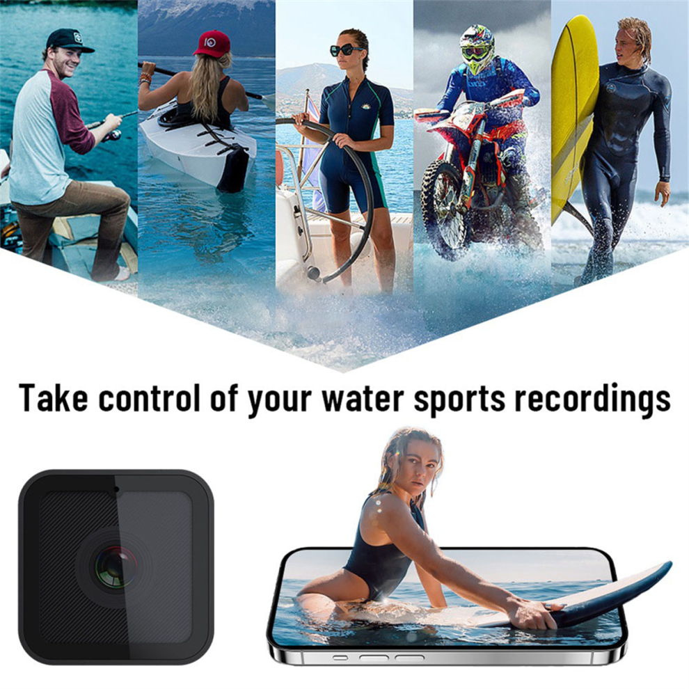Wifi Action Camera, 1080P Hd Mini Portable Sports Camera, Hotspot Wifi Action Camera With Microphone, 256G Card Expand 4852133187952