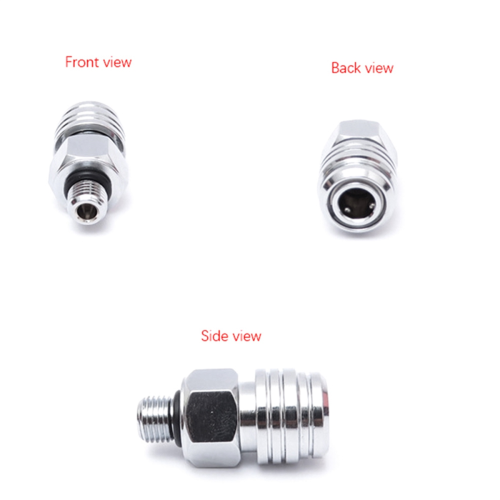 Conector BCD macho estándar para buceo a conector de rosca de bajo voltaje 3/8-24, conector CCR 2