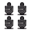 4 kpl IPSC Competitive Sports Mini Alloy Human Shape Targetit 2
