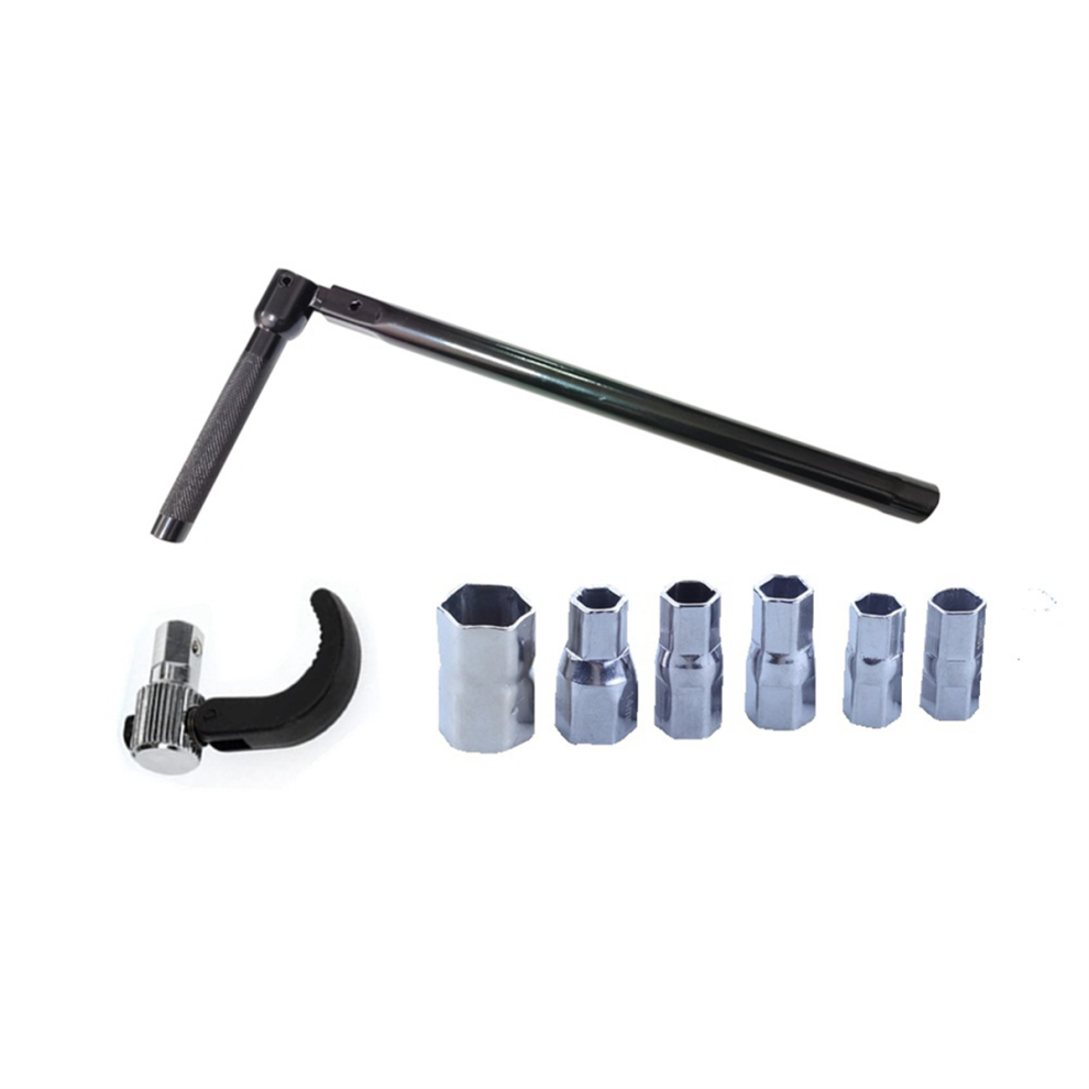 Faucet Wrench 9 To 17Mm Carbon Steel Plumber Socket With 6 Sockets And 1 Collet Tight Spaces Tap Back Nut 4852133193694