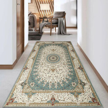 (80 x 150 cm (2 ft 6 in x 5 ft)- Large Floor Mat/Kitchen Runner Rug, Willow Green) Area Rugs Living Room Traditional Rug Soft Carpet