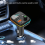 Car Charging Car Mp3 Bluetooth 5.0 Player Bluetooth, USB Flash Drive Card Memory QC 3.0 Fast Charging Voltage 7