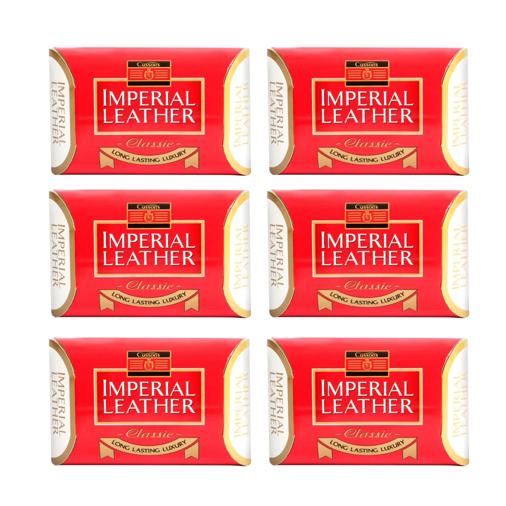 6 x 190g Cussons Original Imperial Leather Bar Soap Classic