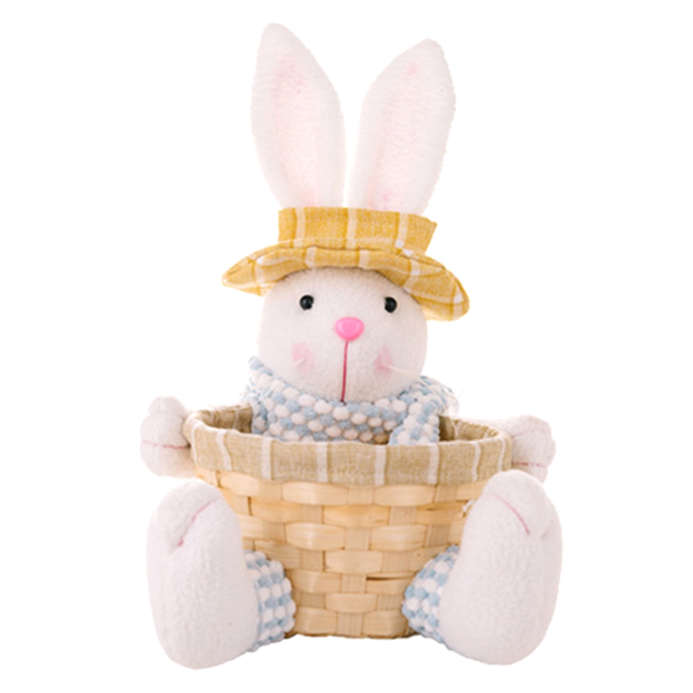 Jojomino Easter Candy Dish, Bunny Easter Basket, Easter Candy Storage Basket, Gift Box For Table Decor Easter Gift,B