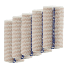 5 Rolls Elastic Bandage Wrap - Compression Bandage with Self-Closing and Extra Clips, Free Latex Bandage for Sports,C