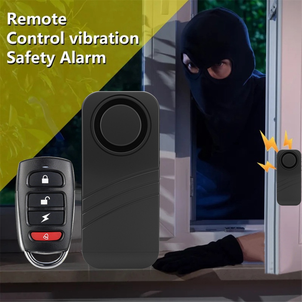 Anti-Theft Motorcycle Bike Alarm 100Db Burglar Vibration Alarm Security System Waterproof Alarm With Remote 4852133104478