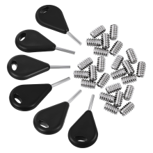 6 kpl Surf Fin Key Surfing 24 ruuvilla Universal kuusikulmainen surffilaudan vaihto
