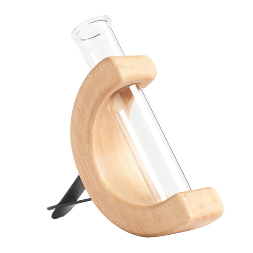Car Vase Vent Clip, Car Vent Propagation, Mini Car Flower Vase Vent Clip, Car Flower Vase Clip Holder Glass Tube,B 4852133105703