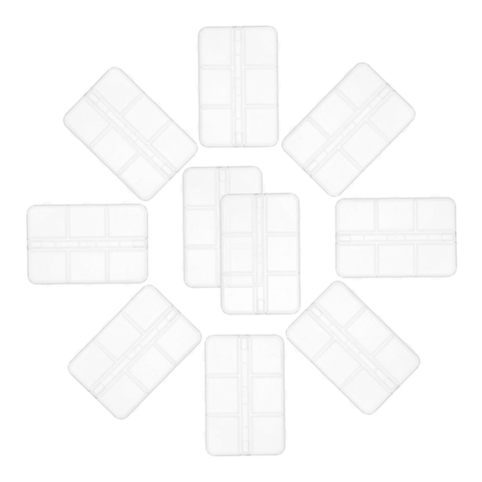 10 stuks Nail Art Opbergdoos Nagelbedel Opbergdozen Kunstorganizer Manicure Koffer Kleine Ambachtelijke Organisatoren Sieradencontainer