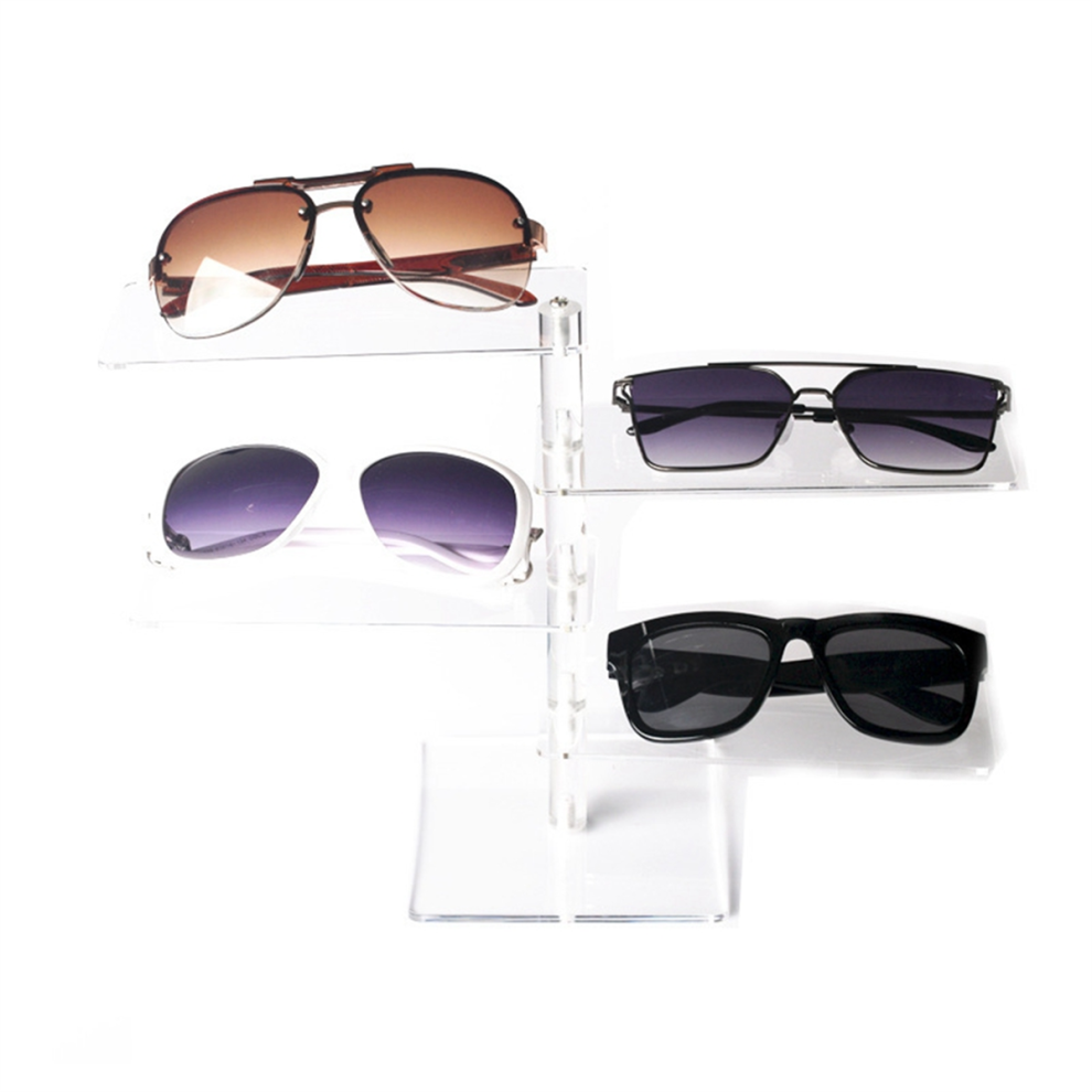 Jojomino Acrylic Eyeglass Holder Stand, Sunglasses Organizer, Sunglass Holder, Acrylic Sunglasses Display,Sunglasses Rack Holder