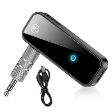 Adattatore audio Bluetooth per auto, convertitore, adattatore due in uno per telefono cellulare