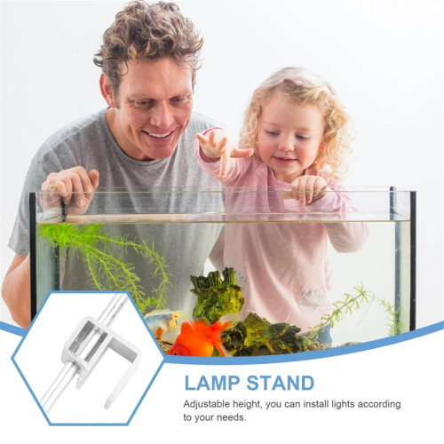 Adjustable Tank Mounting Bracket Universal Fish Light Stand Hanging Kit Aquarium Accessories 2