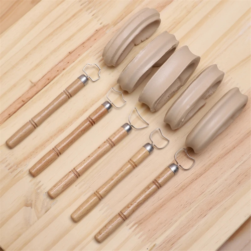 Pottery Handle Shaping Tools, Teacup and Water Cup Handle Carving Scrapers, DIY Ceramic Shaping Craft Tools 2