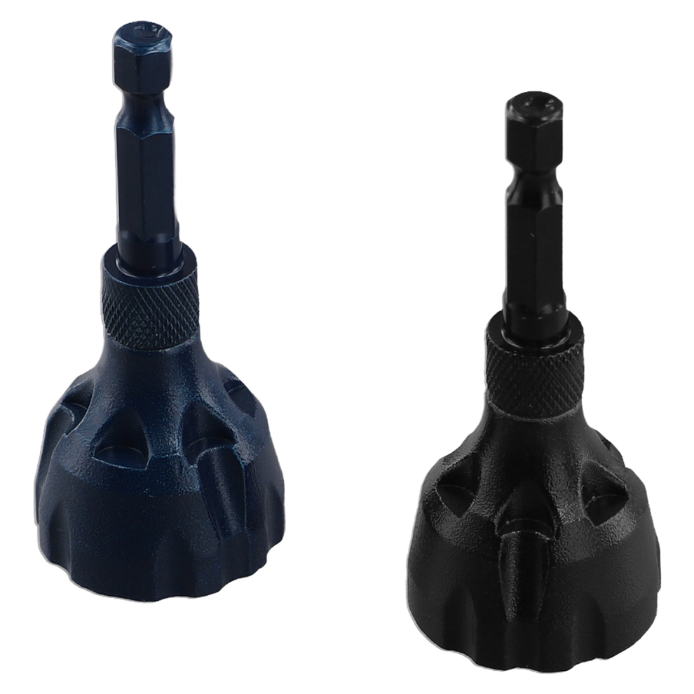 2Pcs Tungsten Carbide Deburring External Chamfer Tool 1/8In-3/4In(3Mm-20Mm), Chamfering Drill Bit(Black+Blue) 4852133118598
