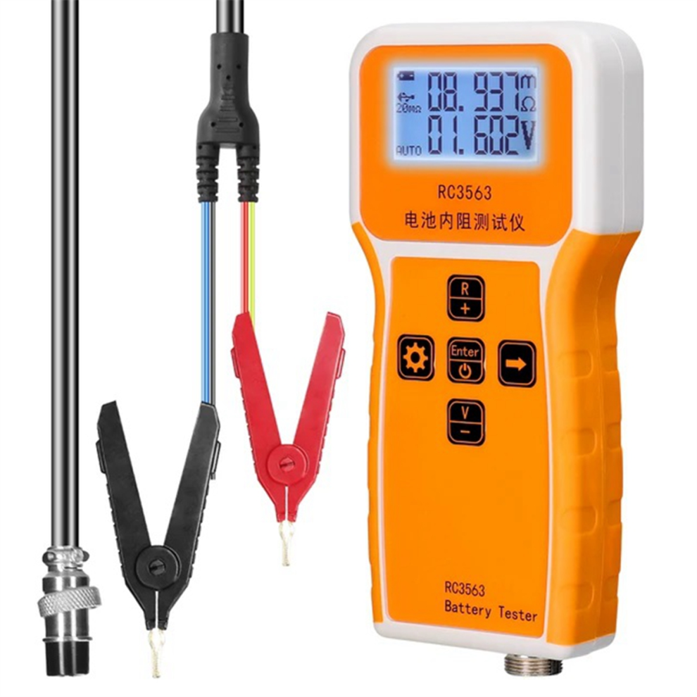 Rc3563 Battery Voltage Internal Resistance Tester Trithium Lithium Iron Phosphate 18650 Battery Tester,Tester Clip 4852133118857