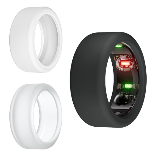 Protetor de anel compatível com Oura-Ring Gen3, capa elástica de silicone para exercícios, 3 peças M 1