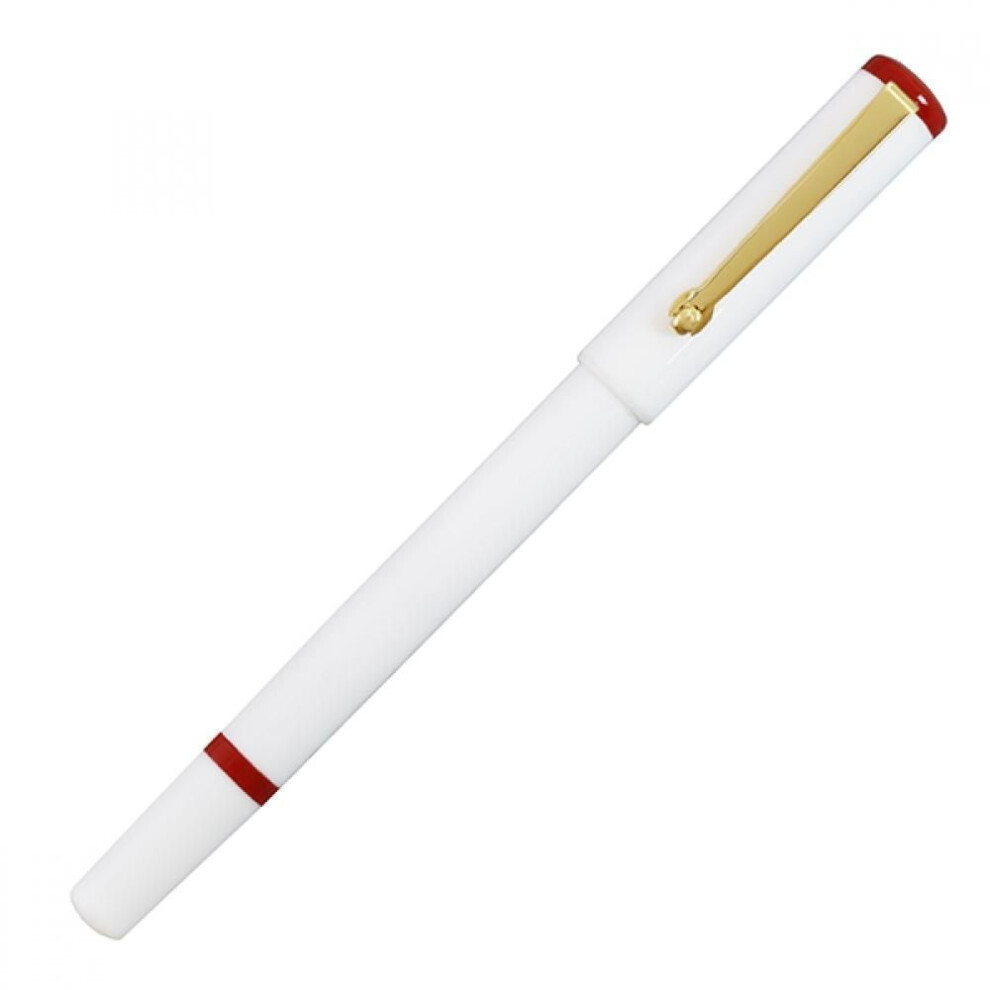 Mighty [store Limited] Fountain Pen White X Red