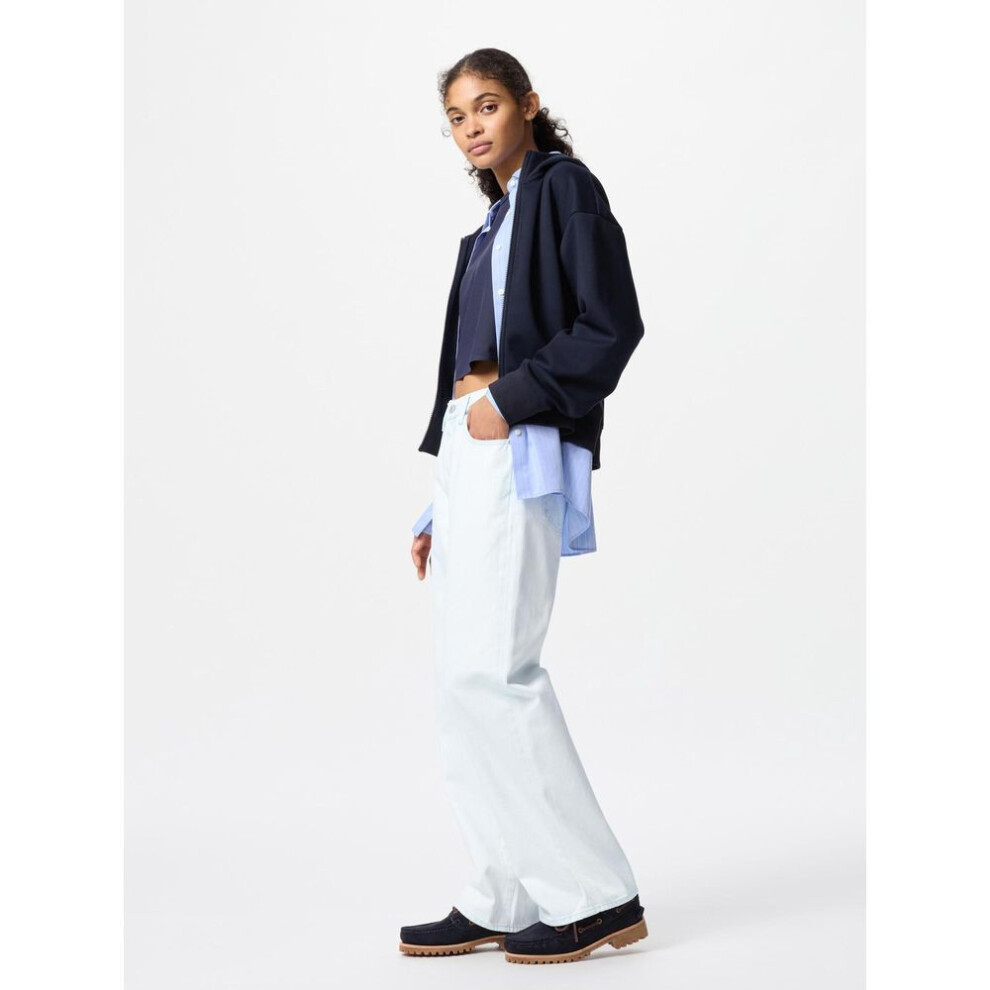 (60 LIGHT BLUE/22) Uniqlo Japan Wide Straight Jeans