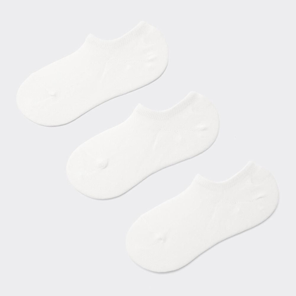 (09 BLACK/ONE SIZE) Gu By Uniqlo Very Short Socks 3p  With Anti Slip