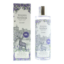 Woods of Windsor Lavender Bath and Shower Gel Womens Shower Gel with Patchouli Musk and Chamomile Gentle Cleansing and Moisturizing Body Wash w