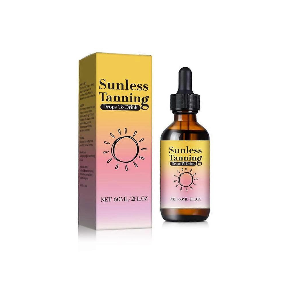60ml Sunless Tanning Drops To Drink, Drinkable Sunless Tanning Drops, Oral Drink