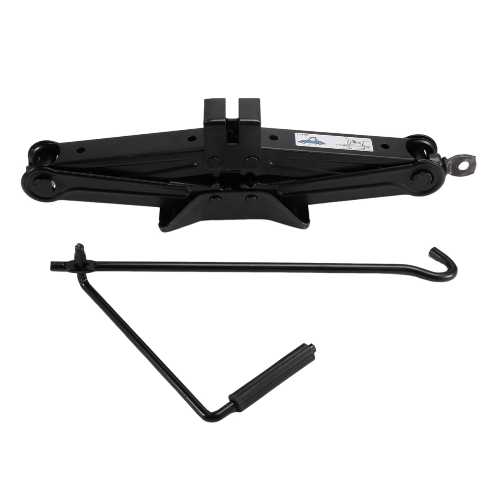 Car Scissor Jack 2 Ton (4000lbs) Capacity Portable Steel Tire Jack with Handle Sedans Coupes Suvs Oversized Base Jack-image-OPC-PGNJ2C7-NEW
