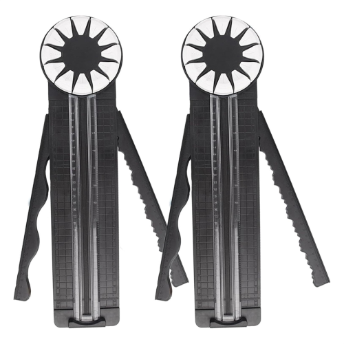 2 Pack Paper-Craft Edge Cutter, 12-Shapes in 1 Craft Paper Edge Cutter ...