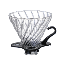 Giet over koffie Dripper Koffiefilter voor 1-4 kopjes Herbruikbare koffiezetapparaat Hittebestendige glazen koffiekegel