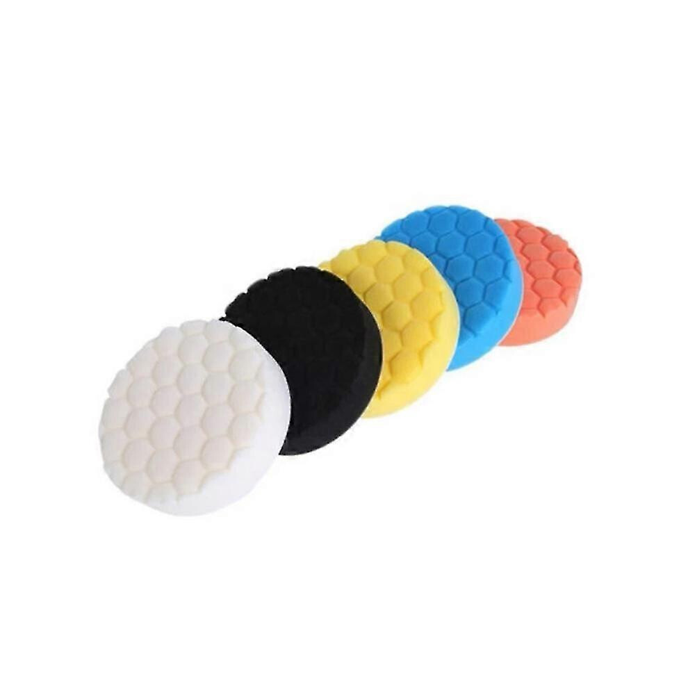 5Pcs 125Mm Hexagonal Logic Polishing Pads - Polishing Sponges, 125Mm Diameter 5004229088585