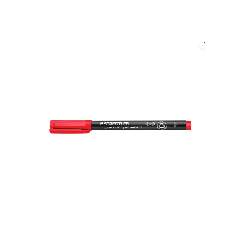 Staedtler 318-2 Bullet tip Red 10pc(s) permanent marker