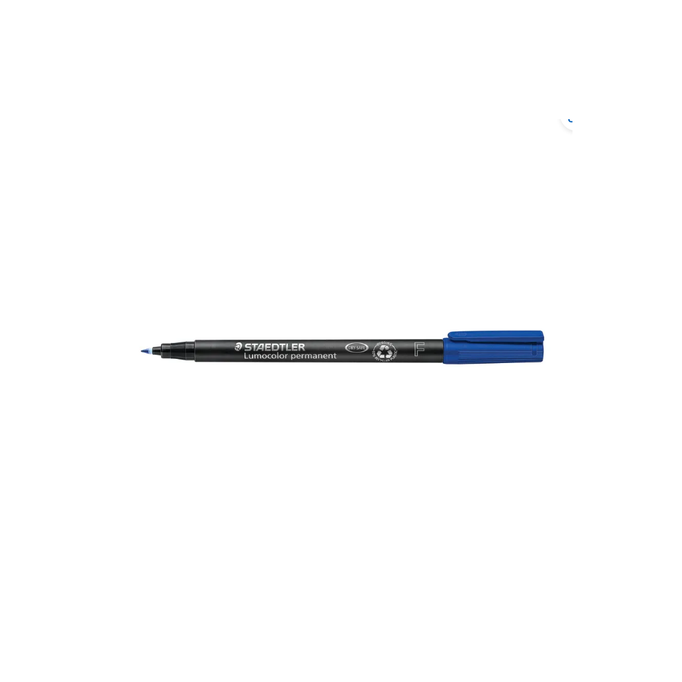 Staedtler 318-3 Bullet tip Blue 10pc(s) permanent marker