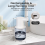 Automatic Soap Dispenser Touchless,4-Level Adjustable Foaming Hand Soap Dispenser, Auto Soap Dispenser Wall Mount,White 5