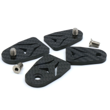 Para bicicleta dobrável Easy Wheel, suporte de fibra de carbono com parafusos de titânio