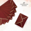 100 envelopes de convite A7 cor vinho com borda dourada, 5x7 polegadas, aba em V, selagem rápida - perfeitos para ocasiões especiais 4