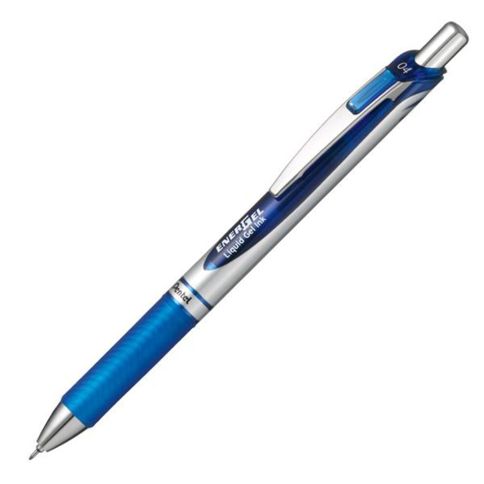 (Blue) Pentel Knock Type Energy Gel 0.4