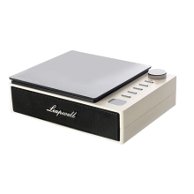 Tragbarer CD-Player mit Bluetooth, FM-Radio, USB, AUX, optischem Modus, wiederaufladbarem Akku, Fernbedienung und HiFi-Lautsprechern