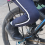 Supporto per pedale posteriore per bicicletta pieghevole da montagna, rosso 7