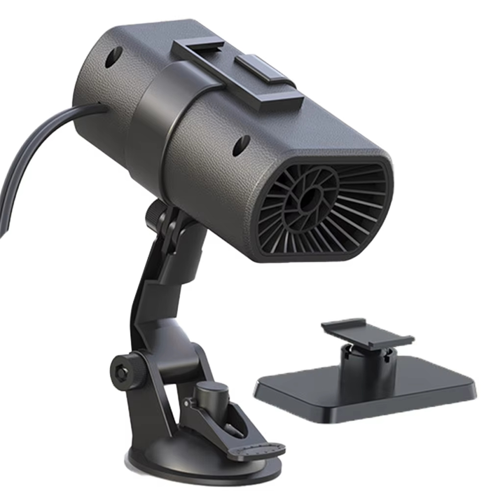 Portable Electric Car Heater With Suction Cup Air Cooler Fan 12V Demister Defroster Heating Fan 200W Dryer Windshield 4851067623918