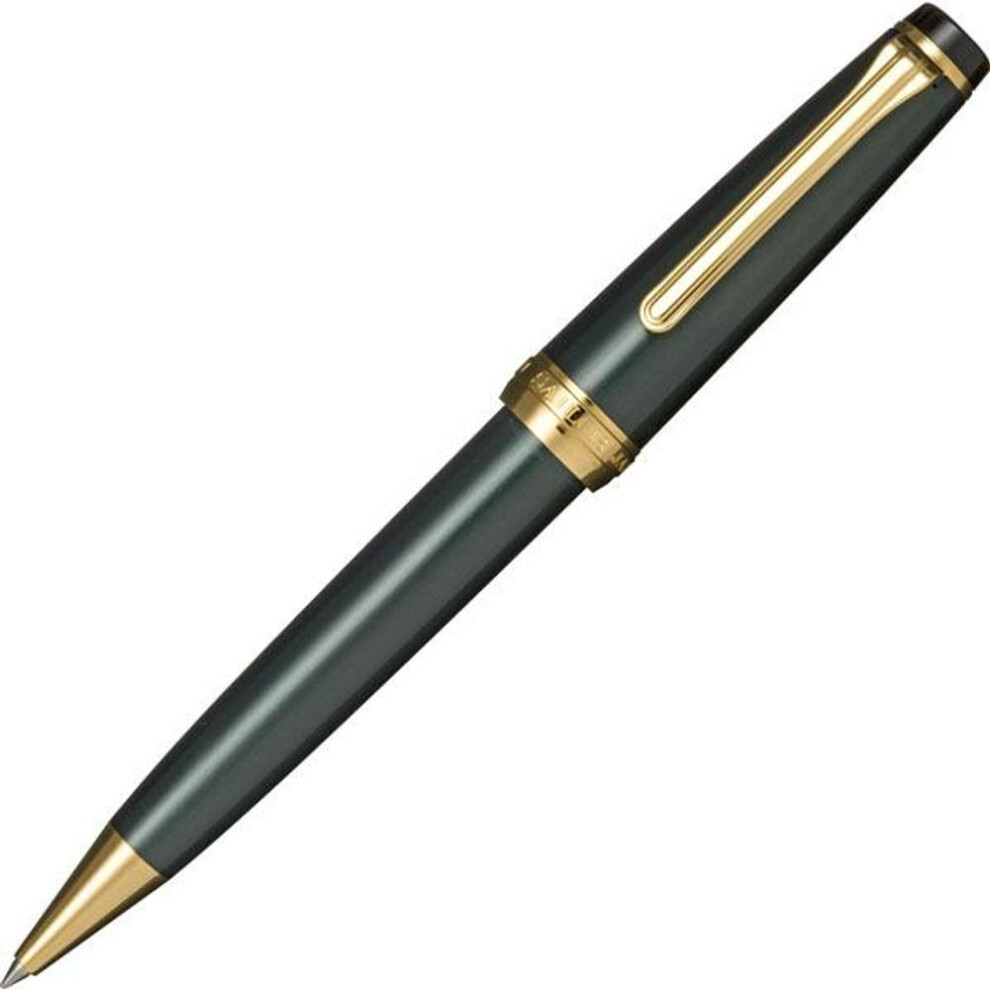 (Manyo metal green) Sailor Fountain Pen Shiki Textile Snow Moon Sky Leaf Ball Pen