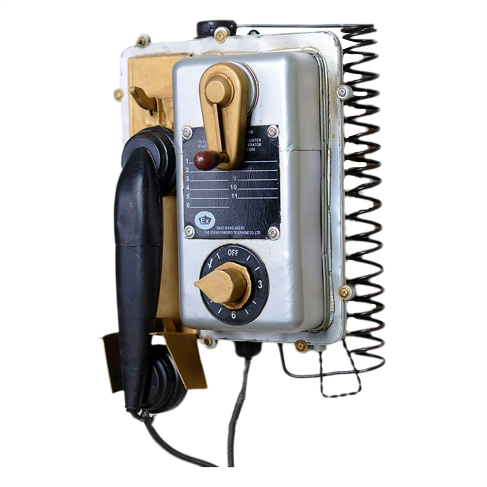 Telefono Fisso Vintage, Stile Retrò, Ornamento Da Tavolo, Artigianato Squisita Fattura, Per Casa, Hotel, Ufficio B-image