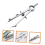 Wear-Resistant Leather Compass Reusable Spring Compass Geometry Compass Screen Door Spring Compass 5