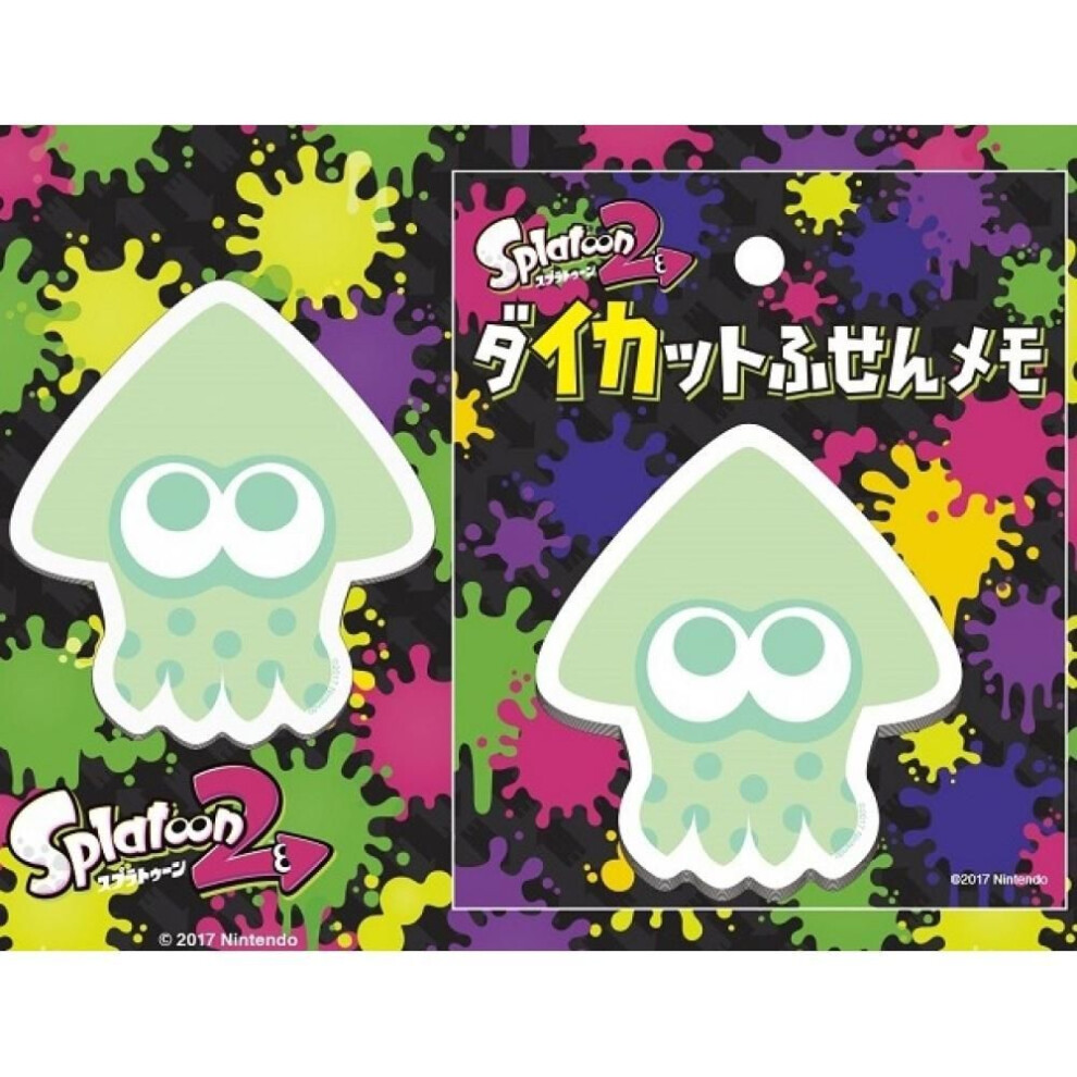 Splatoon Splatoon 2  Die Cut Sticky Note Squid