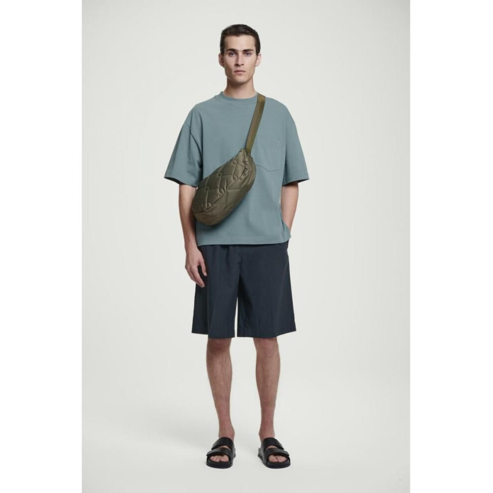(navy/XS) Cos Japan Elastic Cotton Shorts